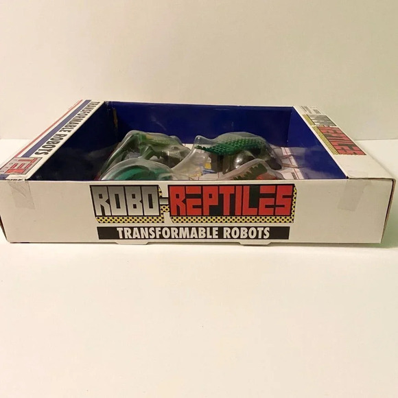 Vintage 90s Tek Toys Robo Reptiles Transformable Robots  Gilla Monster Iguana - Picture 11 of 14
